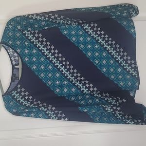 Talbots Womens Pullover Blouse / Top Size LP